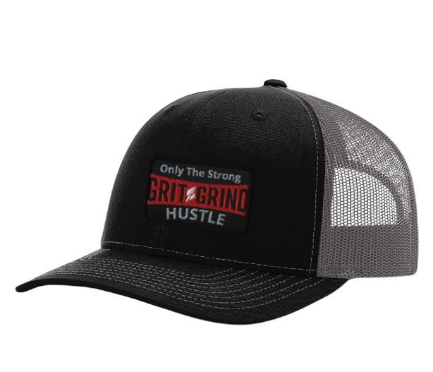 *Custom* Trucker Snapback Cap with Grit Grind Patch