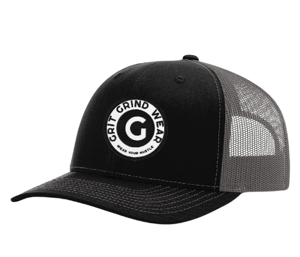 *Custom* Trucker Snapback Cap with Grit Grind Patch