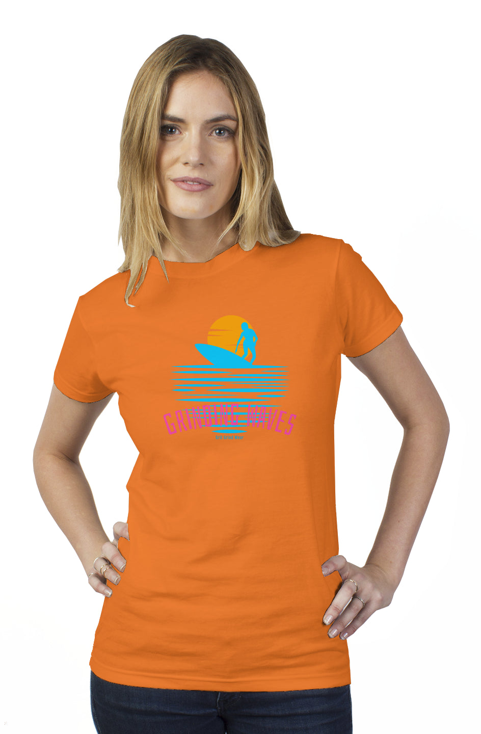 Grinding Waves Womens Shirt