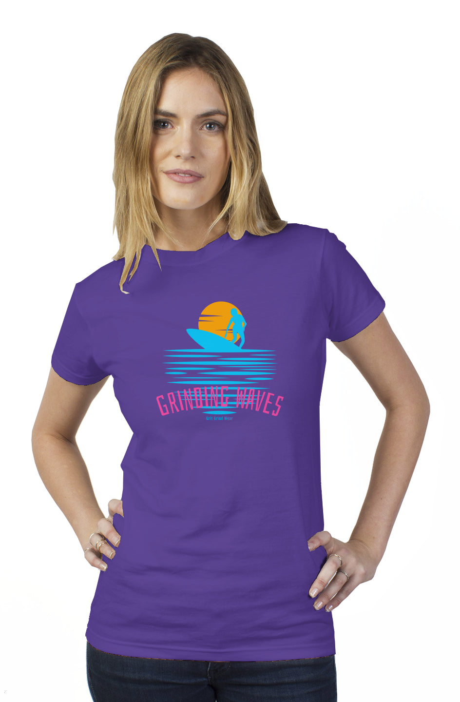 Grinding Waves Womens Shirt