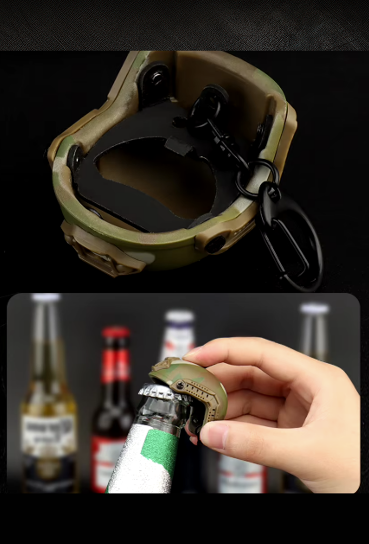 Mil Helmet Bottle Opener