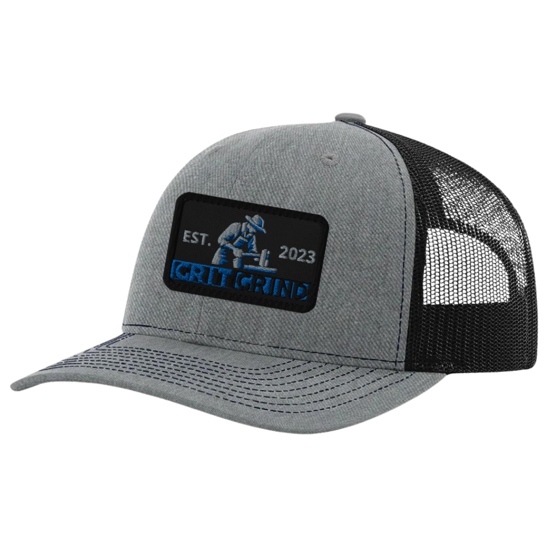 *Custom* Trucker Snapback Cap with Grit Grind Patch