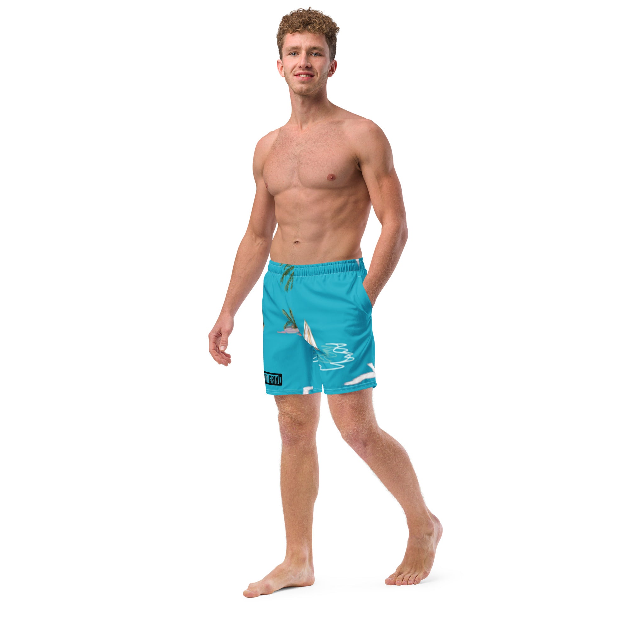 Sail Boat GG Swim Trunks