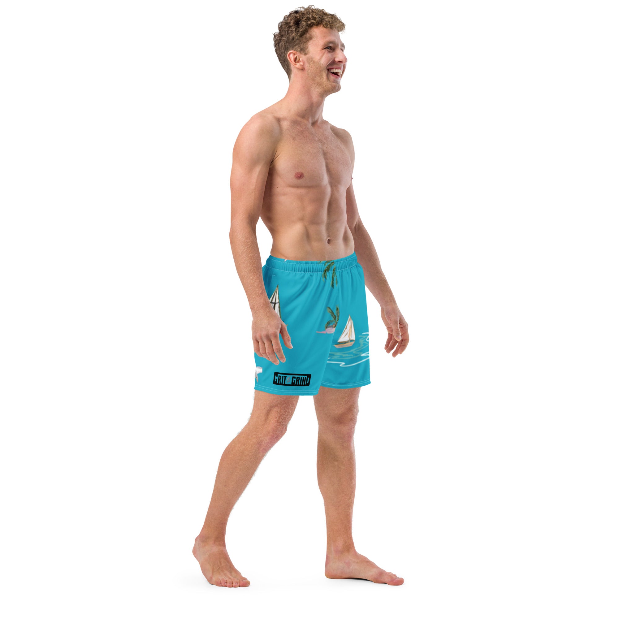 Sail Boat GG Swim Trunks