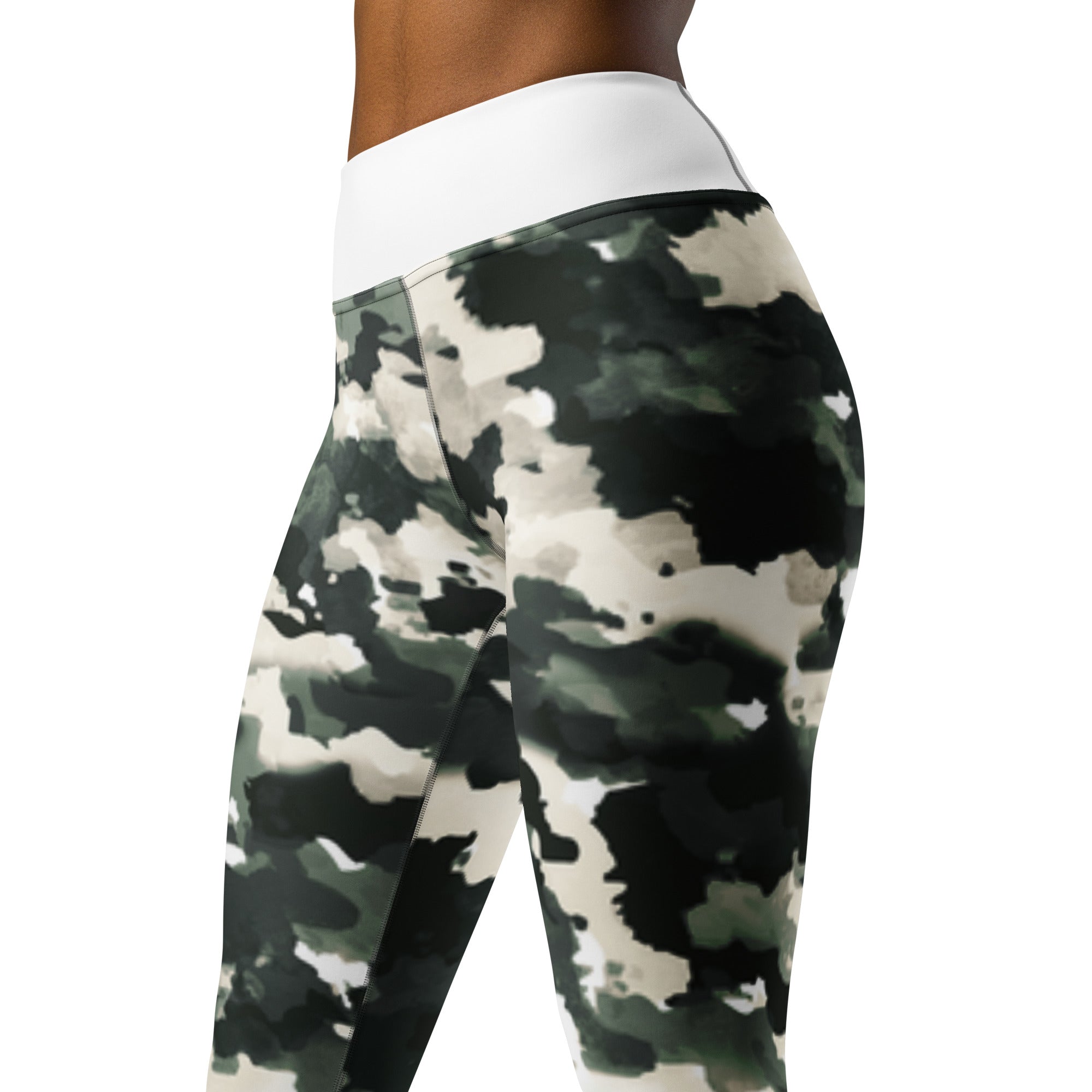 Green/Camo Yoga Leggings