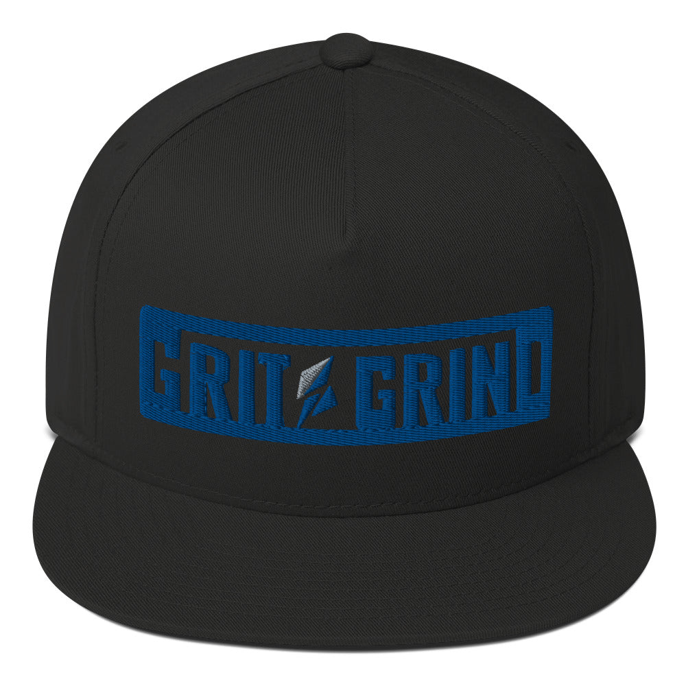 Grit Grind BLUE - Flat Bill Cap