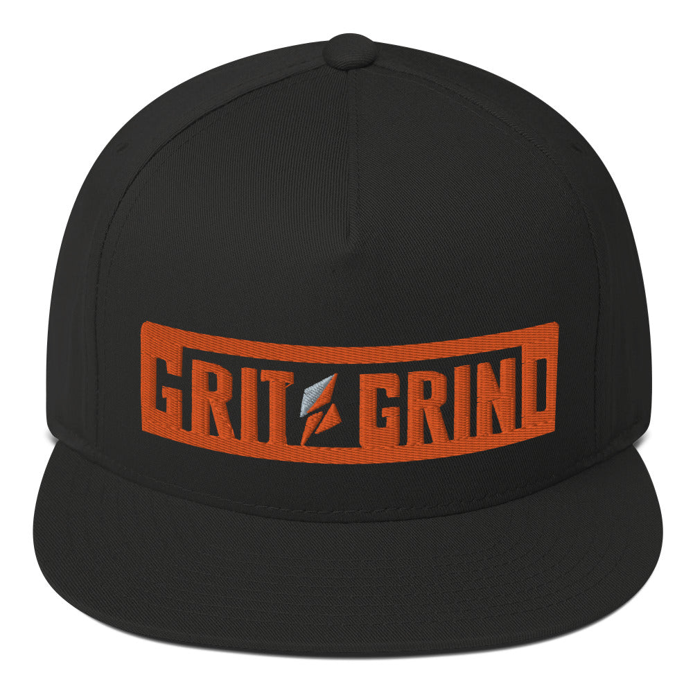 Orange GG Flat Bill Cap