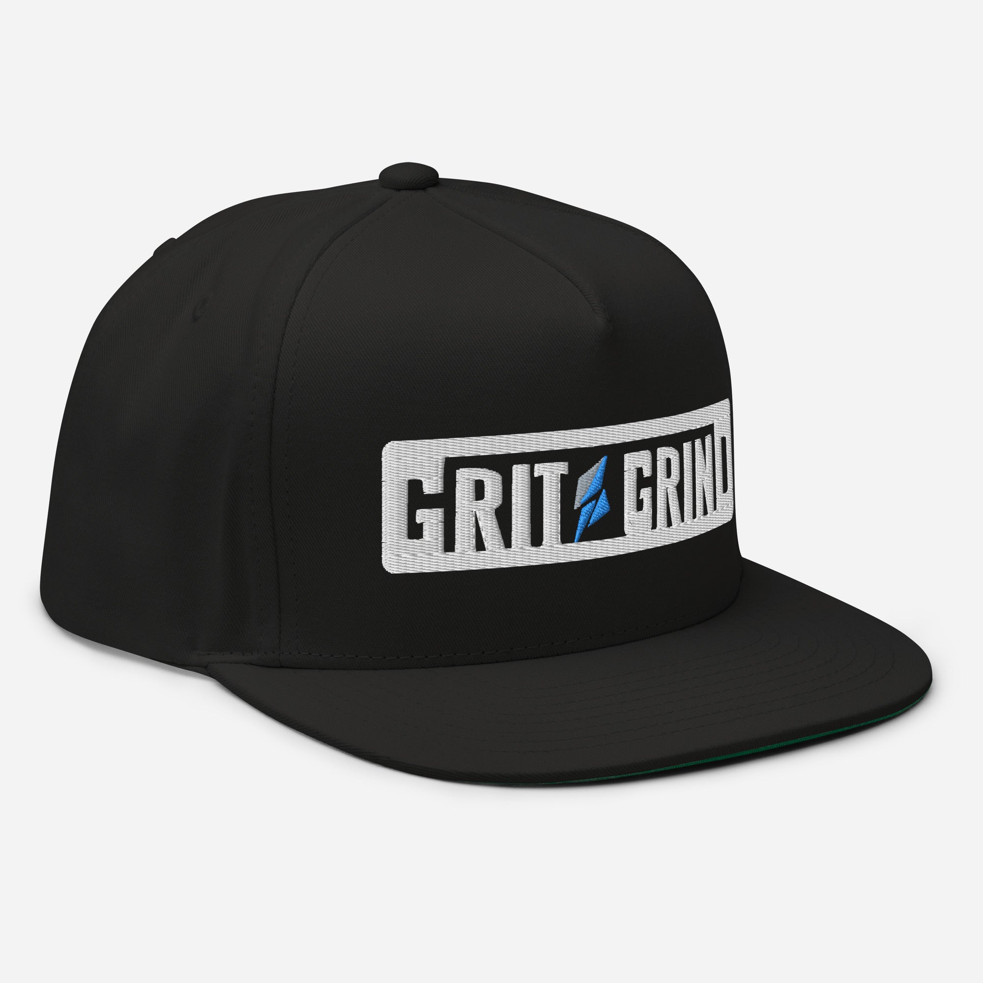 Grit Grind WHITE - Flat Bill Cap