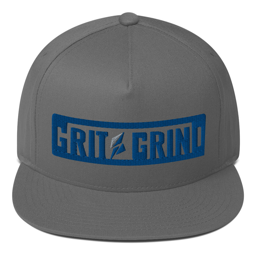 Grit Grind BLUE - Flat Bill Cap