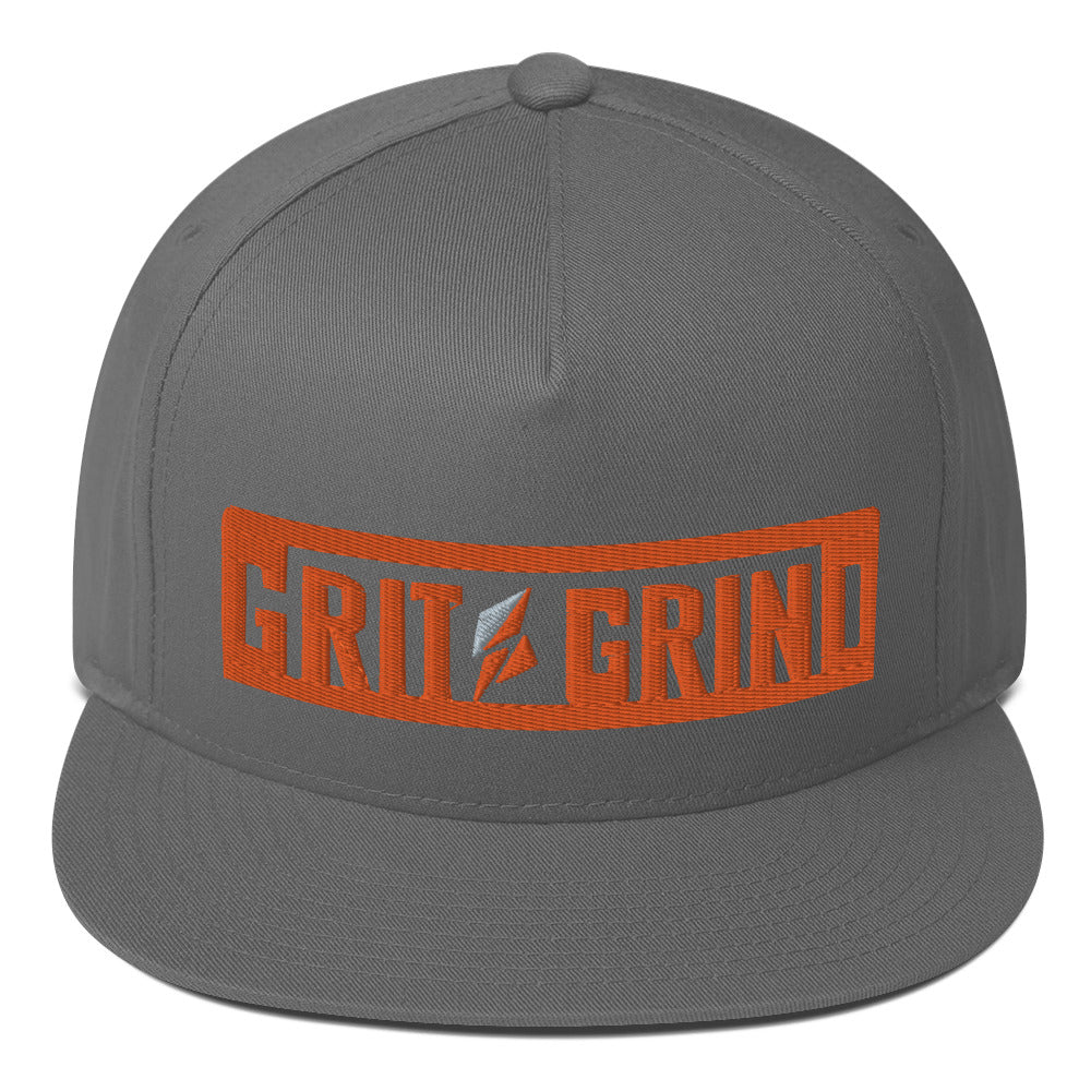 Orange GG Flat Bill Cap