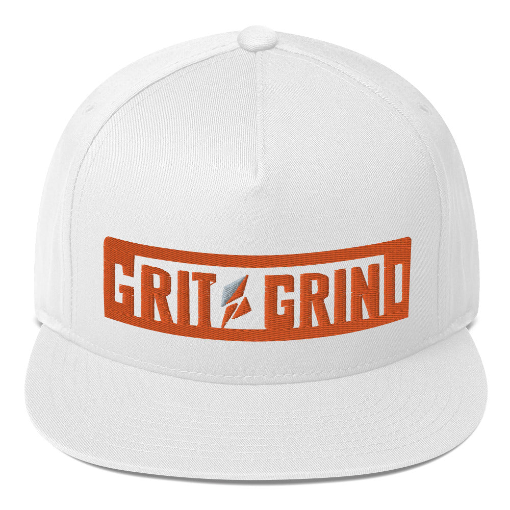 Orange GG Flat Bill Cap