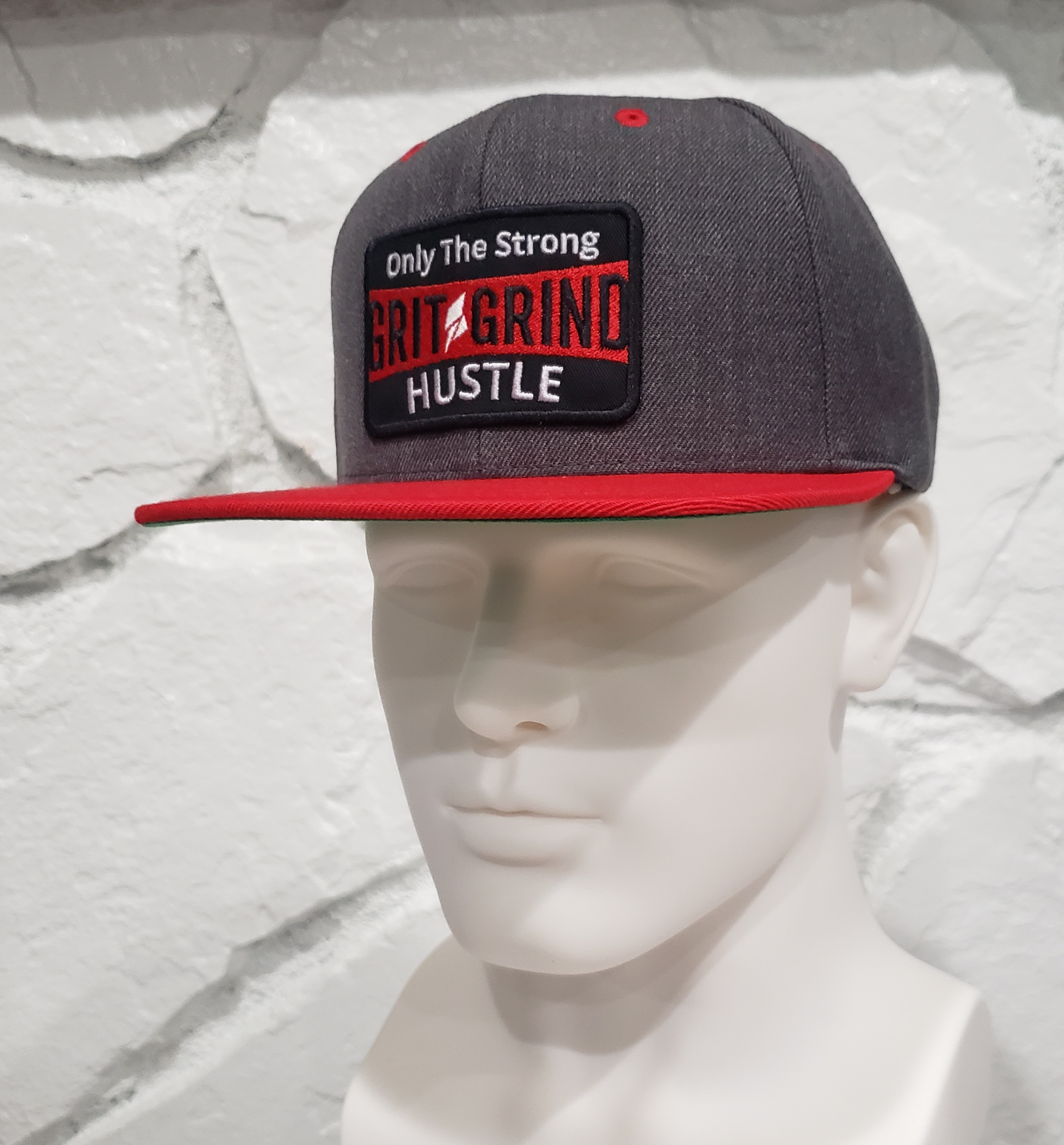 Red Two Tone GG Patch Hat