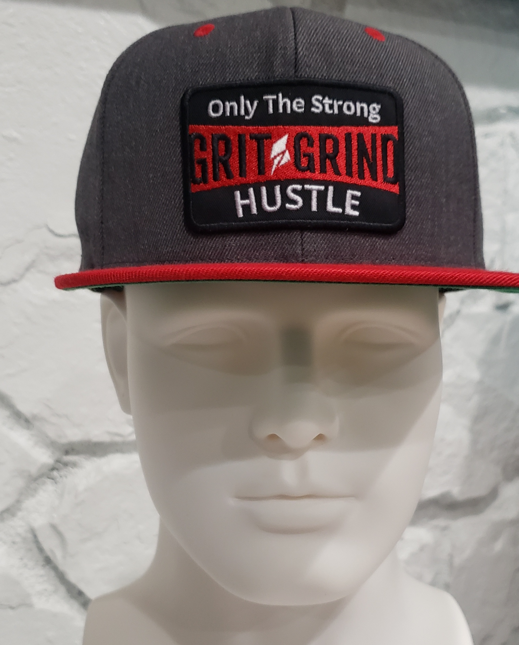 Red Two Tone GG Patch Hat