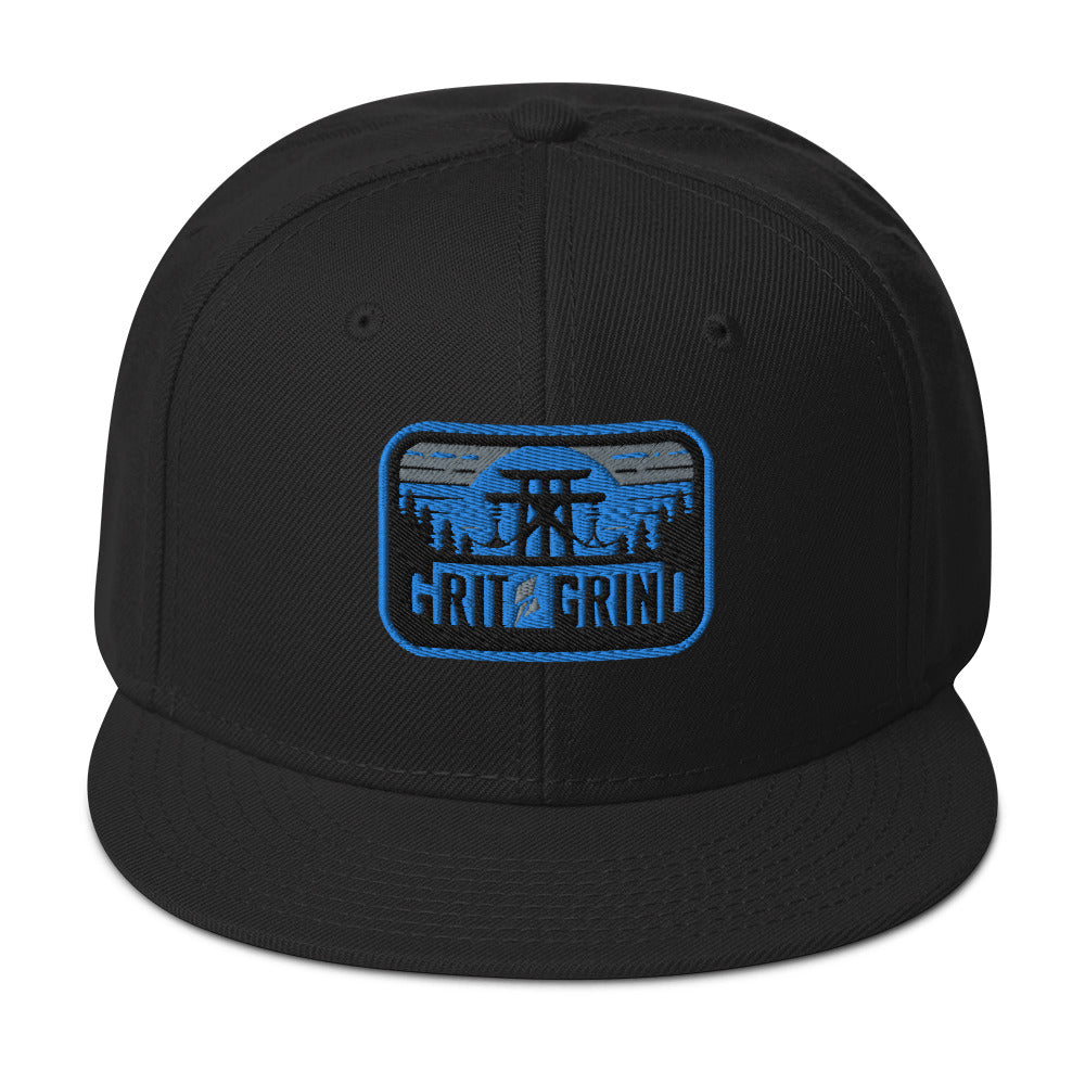 Tower Blue Snapback Hat