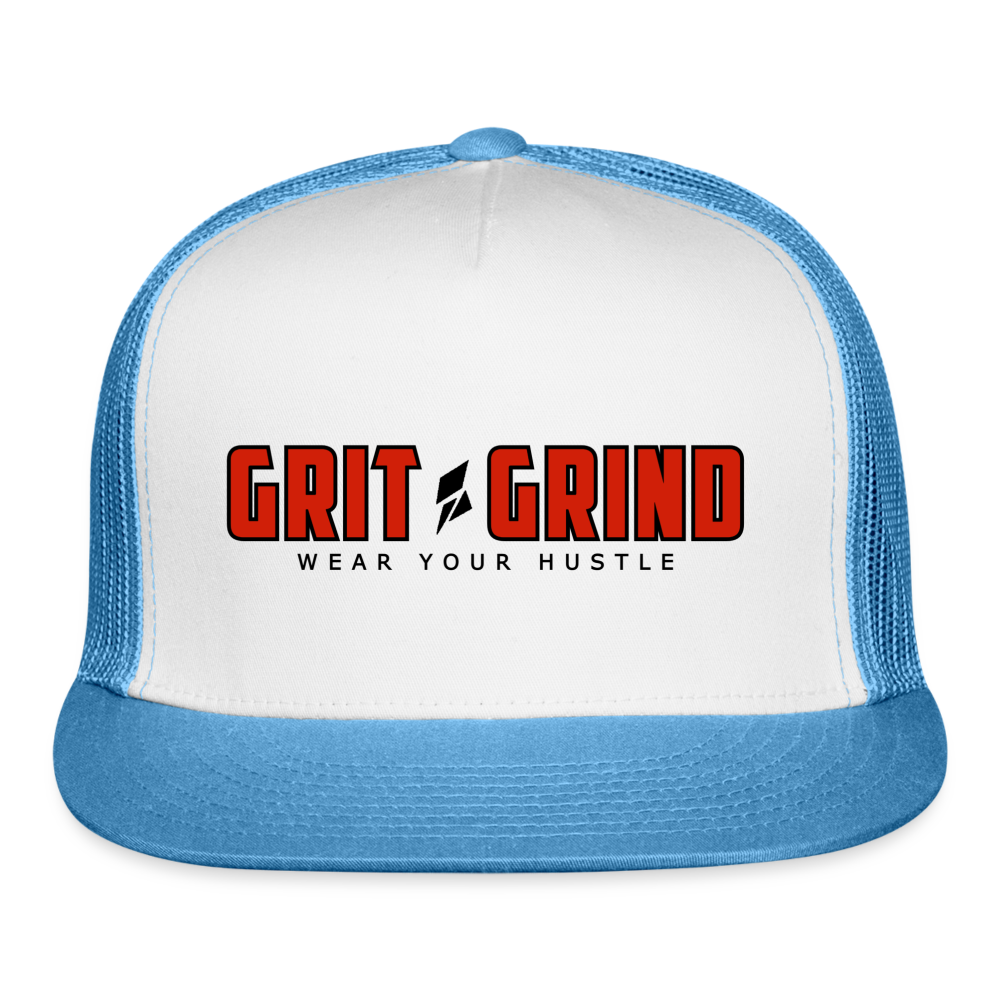 Trucker Cap - white/blue