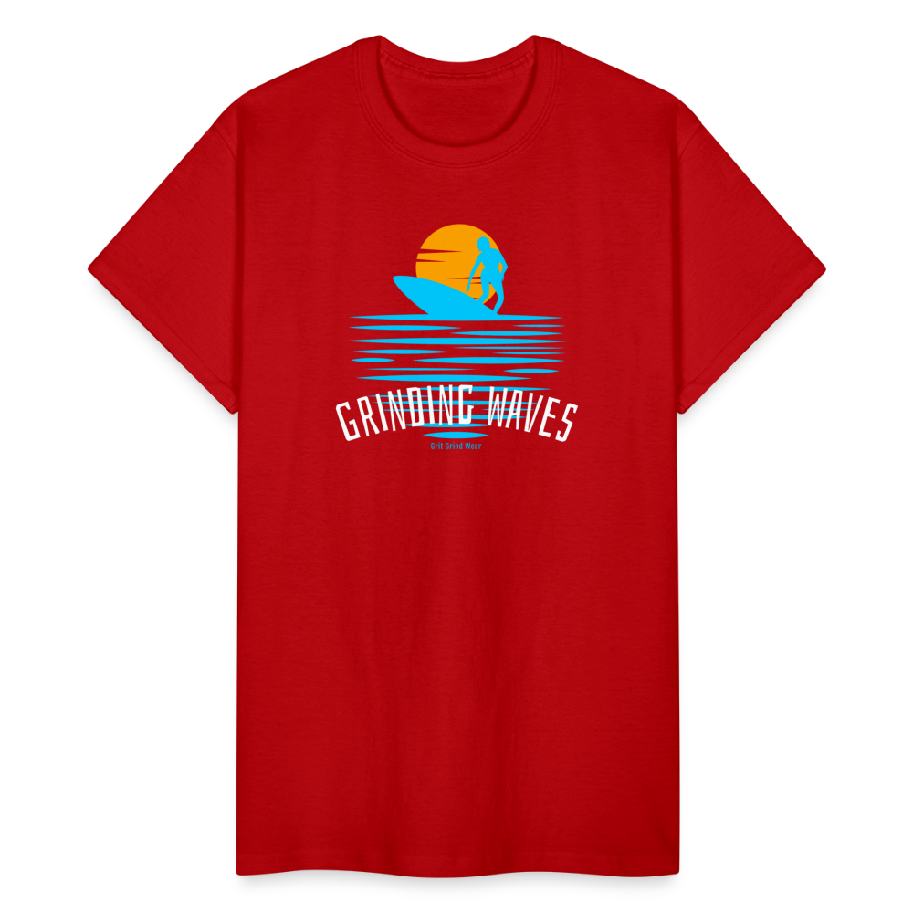 Grinding Waves - red