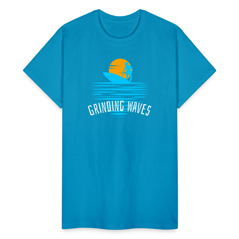 Grinding Waves - turquoise