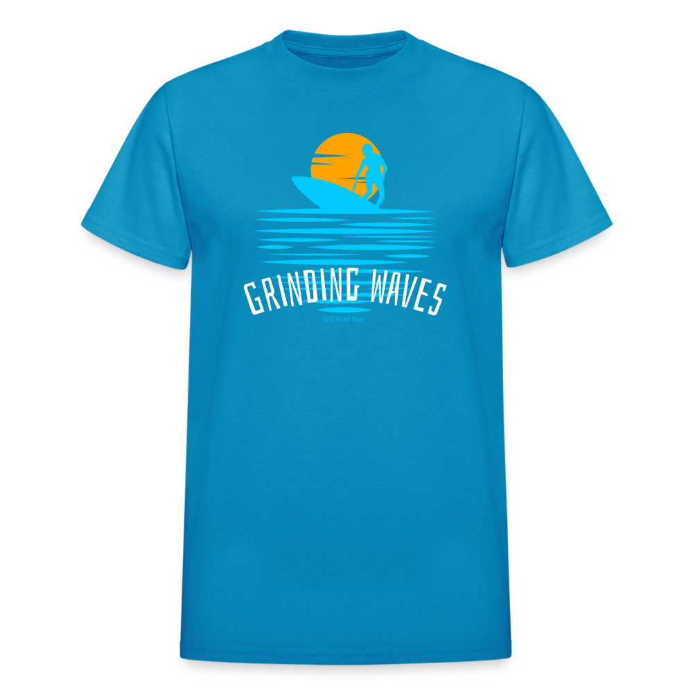 Grinding Waves - turquoise