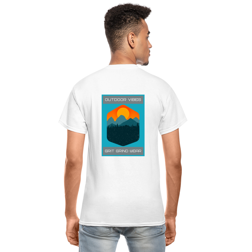 Outdoor Vibes Woods T-Shirt - white