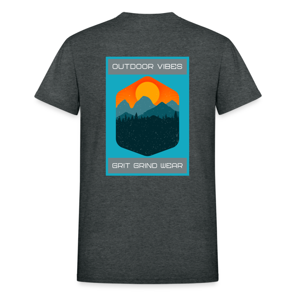 Outdoor Vibes Woods T-Shirt - deep heather