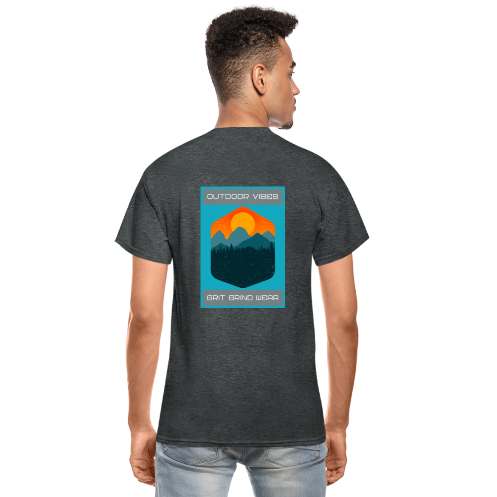 Outdoor Vibes Woods T-Shirt - deep heather