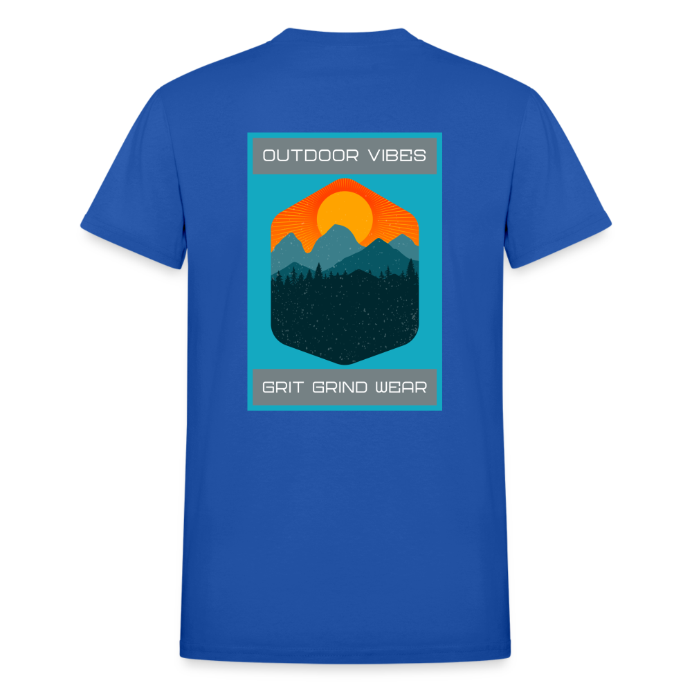 Outdoor Vibes Woods T-Shirt - royal blue