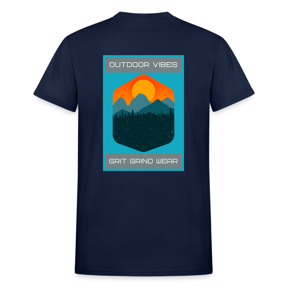 Outdoor Vibes Woods T-Shirt - navy