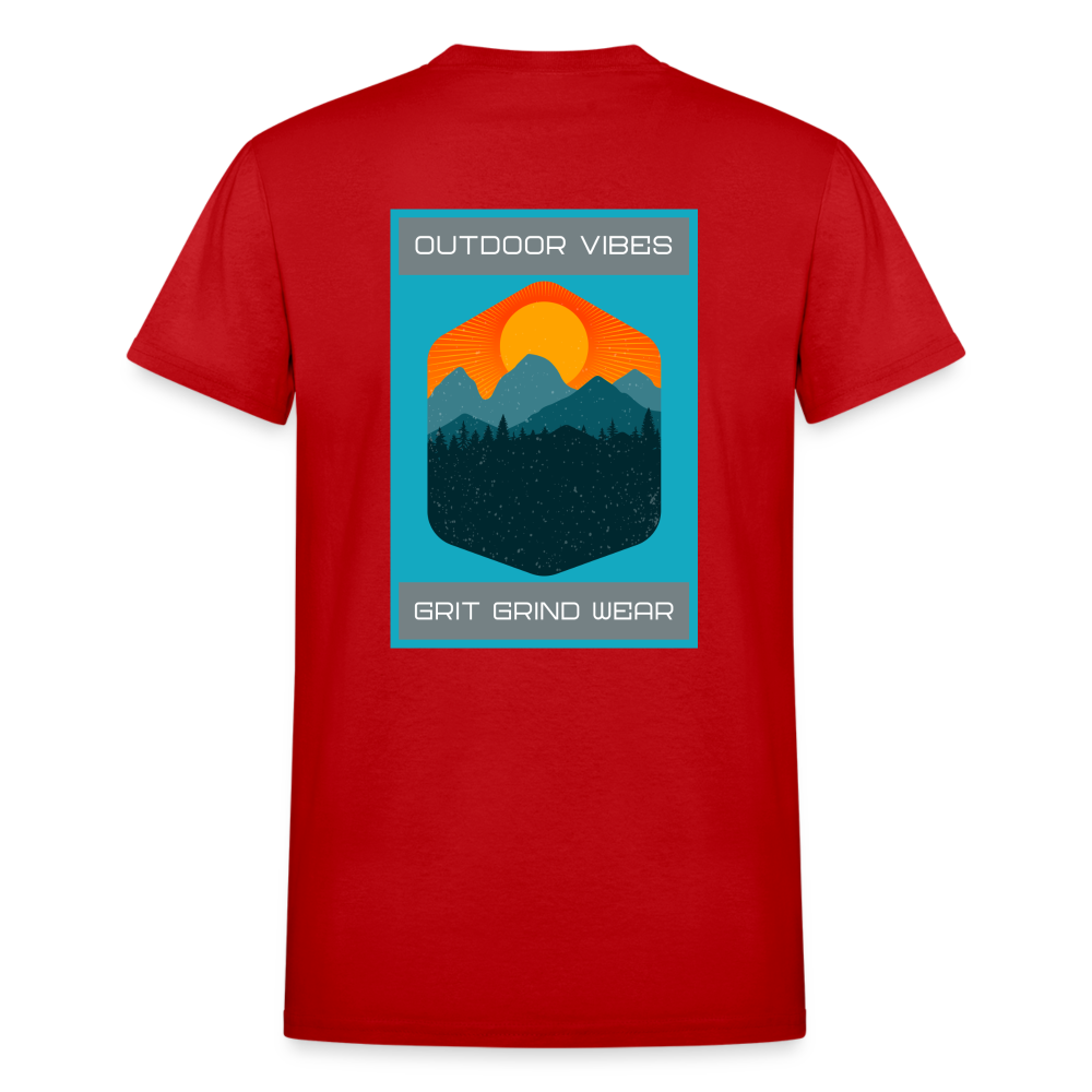 Outdoor Vibes Woods T-Shirt - red