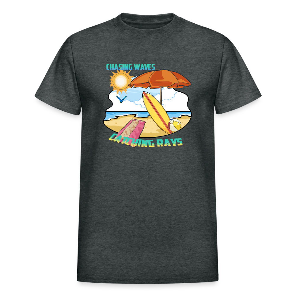 Chasing Waves T-Shirt - deep heather