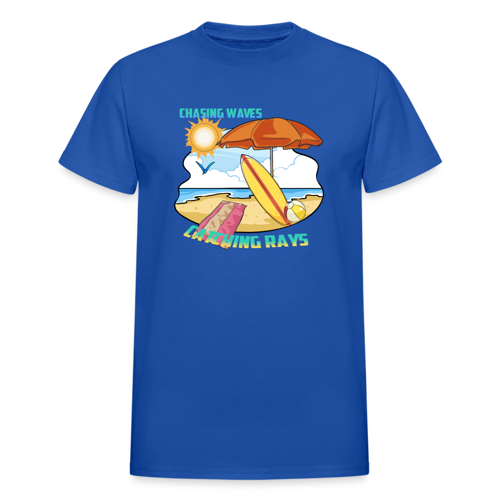 Chasing Waves T-Shirt - royal blue