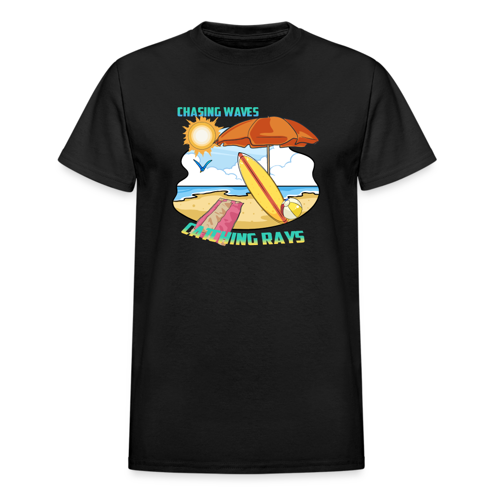 Chasing Waves T-Shirt - black