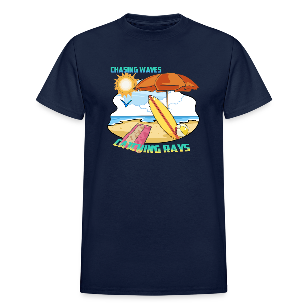 Chasing Waves T-Shirt - navy