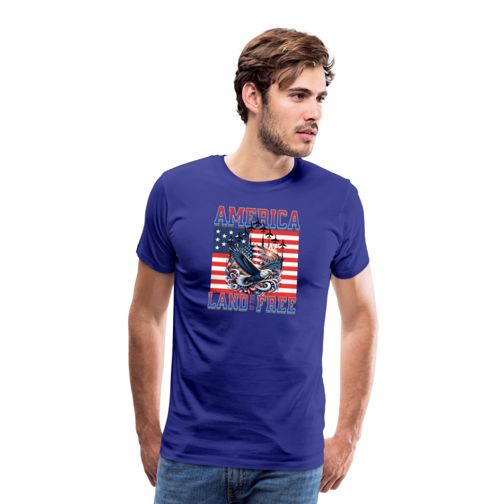 Land of the Free T-Shirt - royal blue