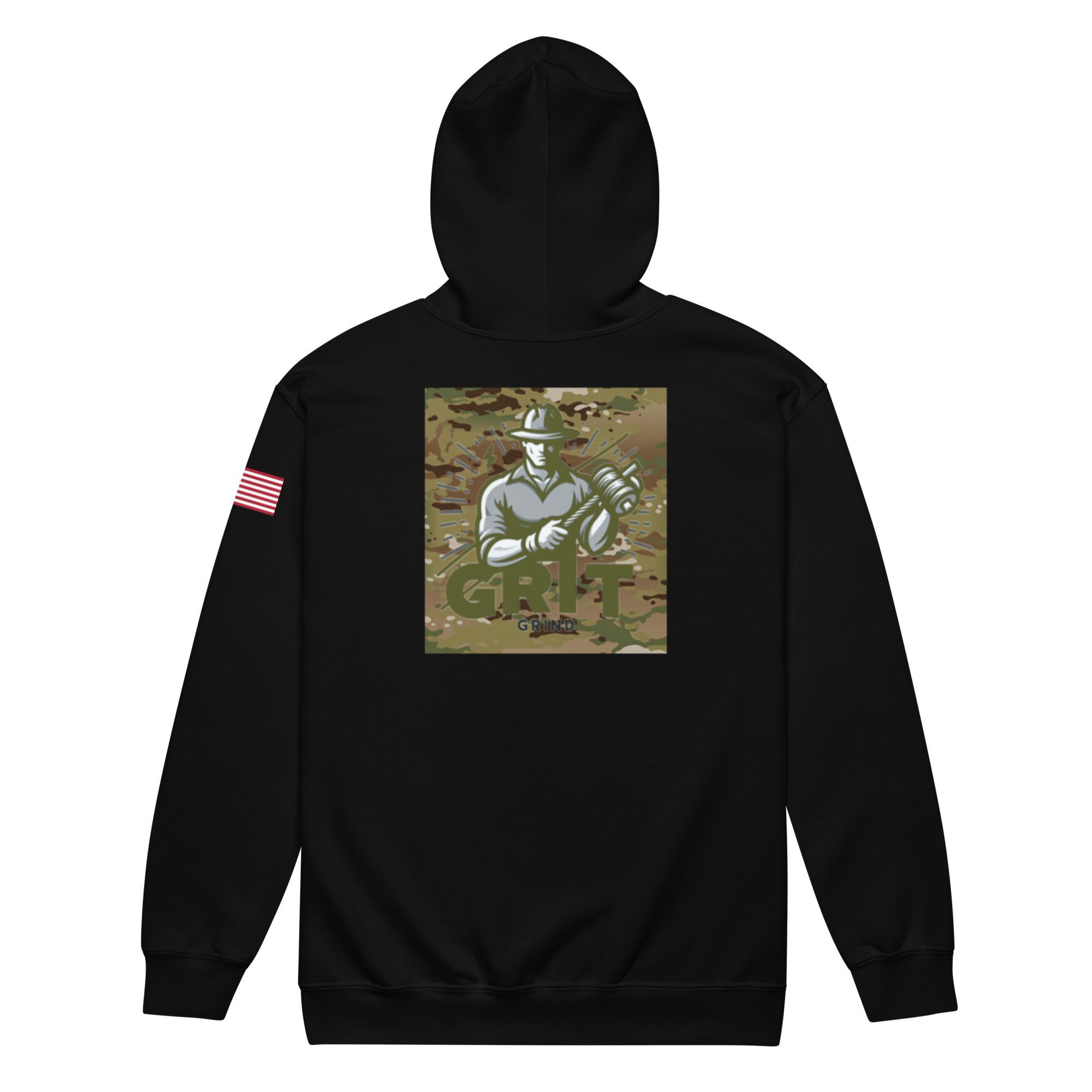 GG Military zip hoodie