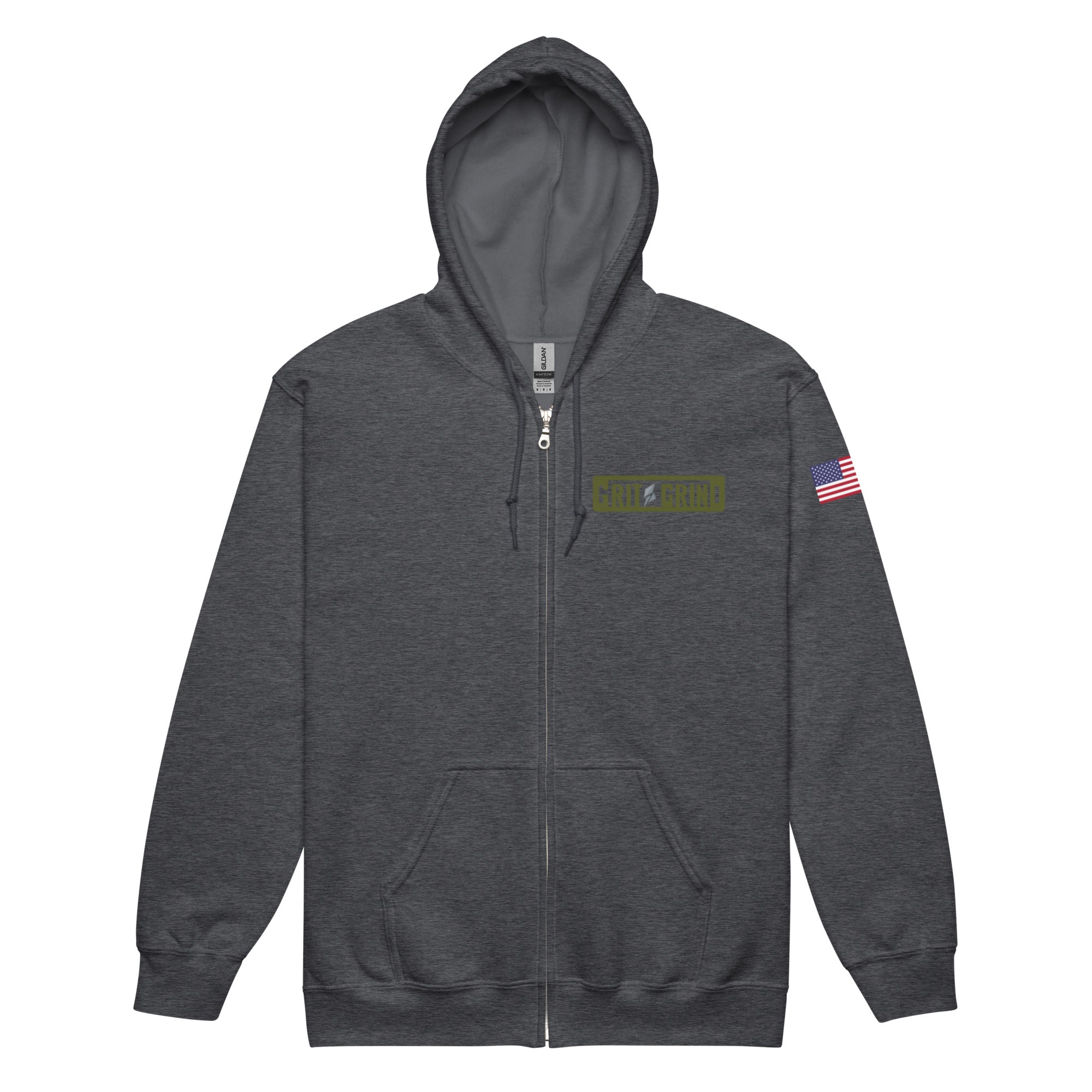 GG Military zip hoodie