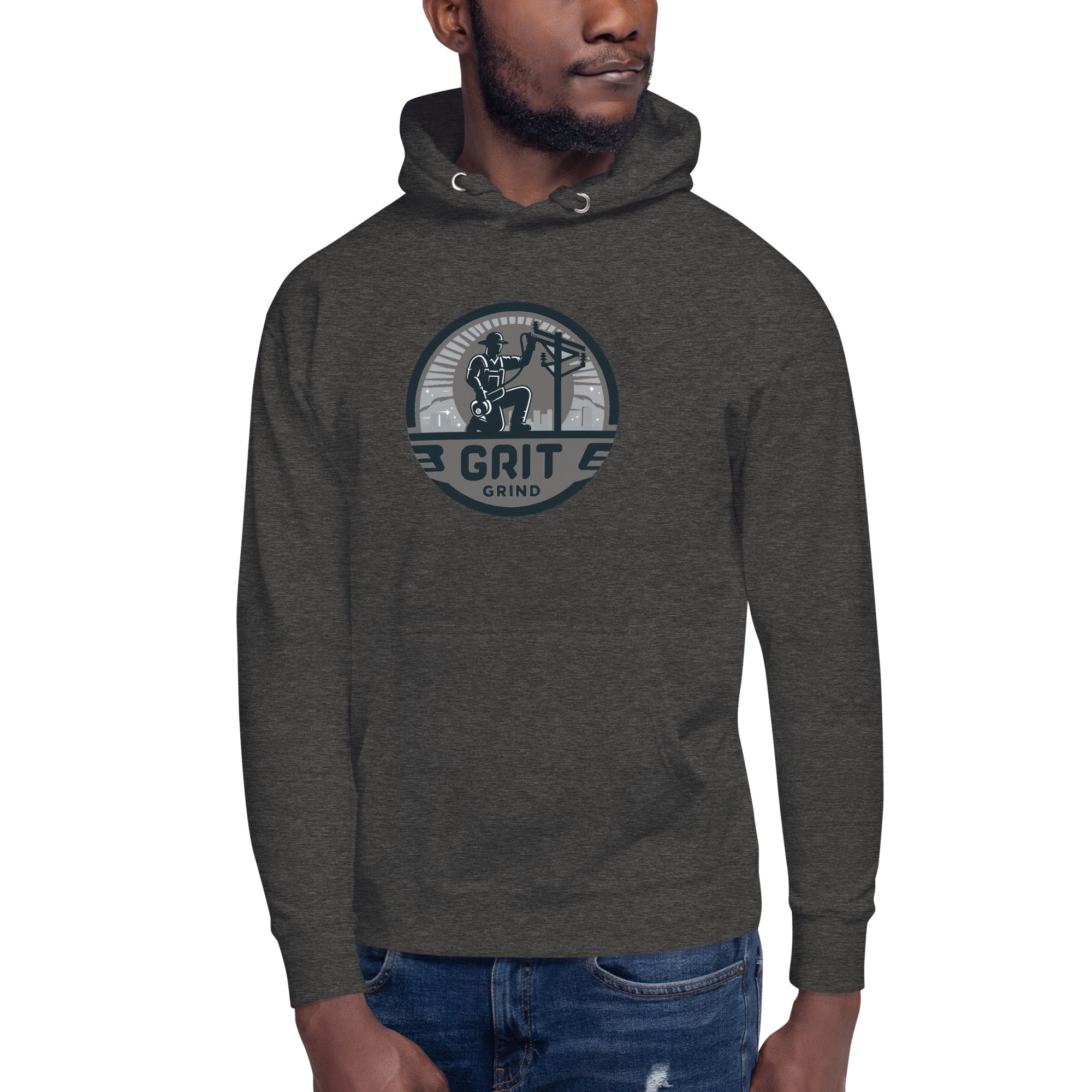 GG Green Accent Pole Hoodie