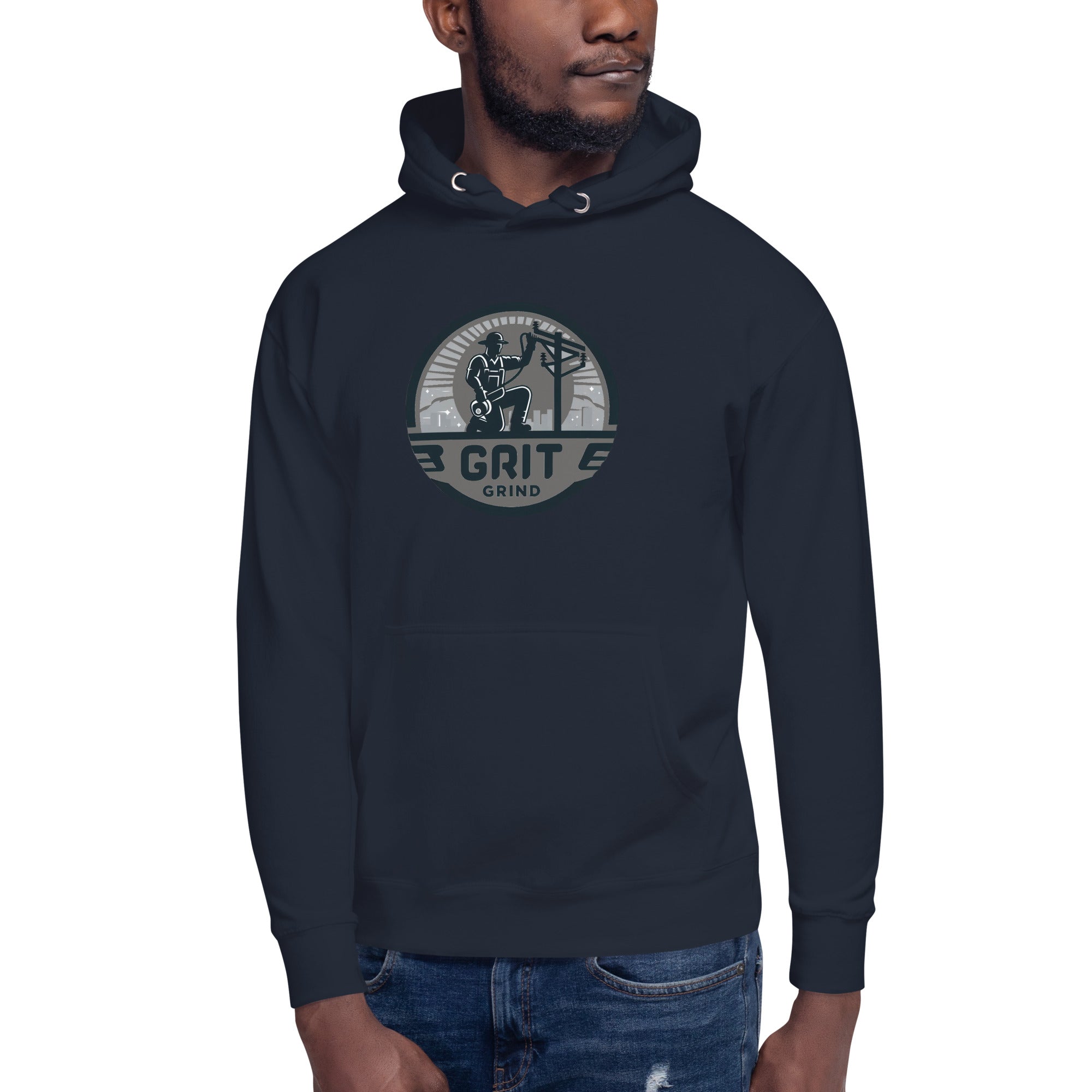 GG Green Accent Pole Hoodie