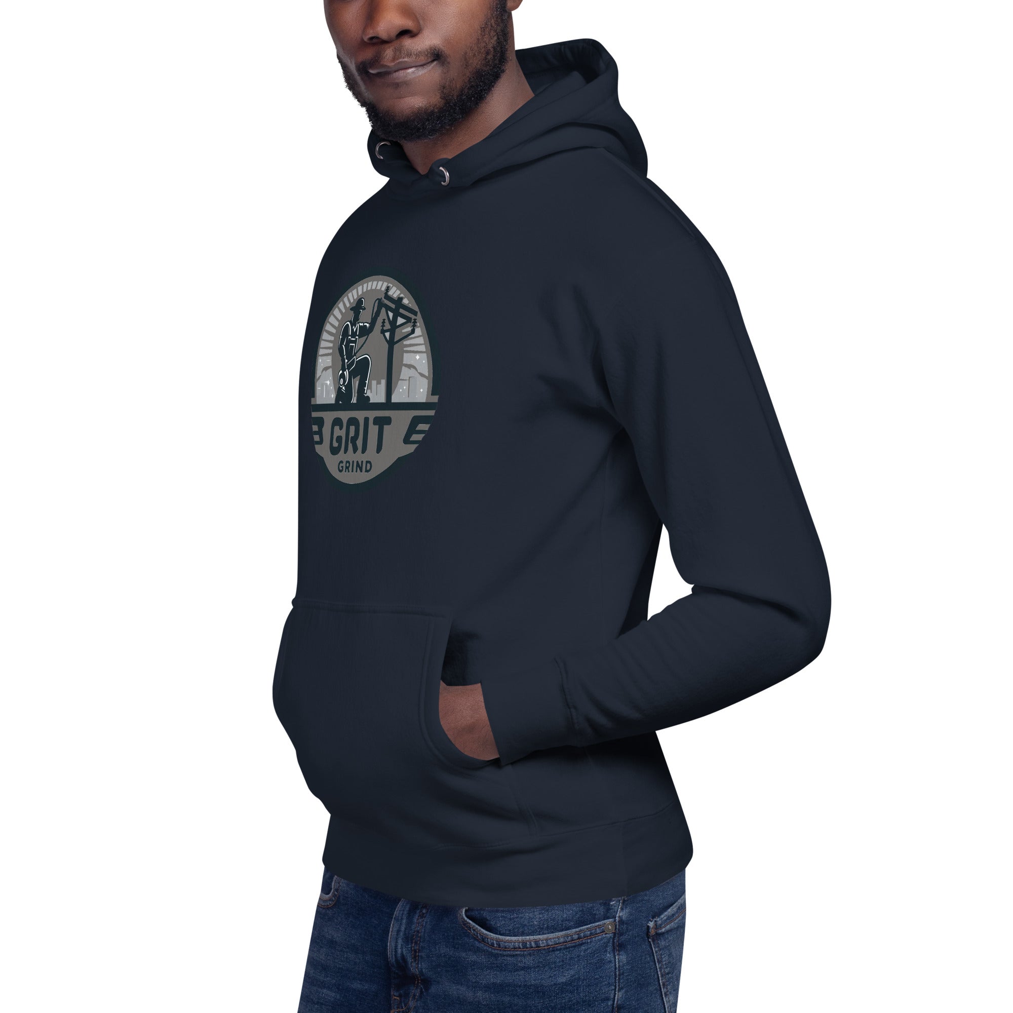 GG Green Accent Pole Hoodie